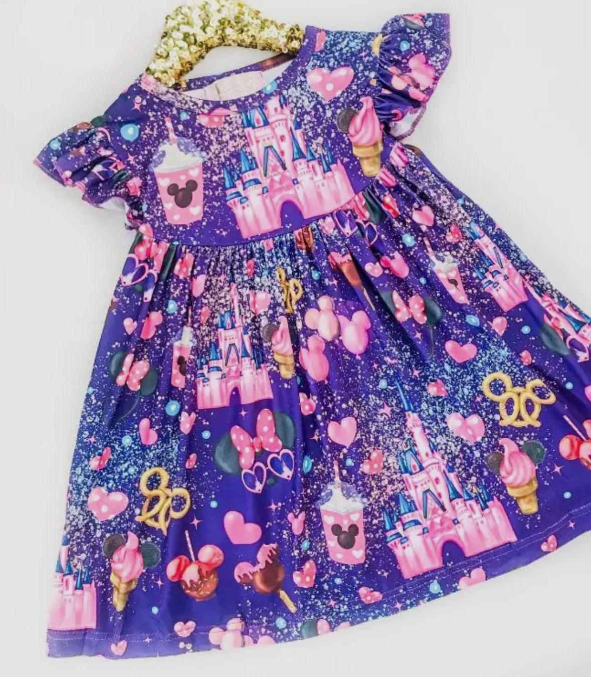 Mouse Dress - Purple Castle