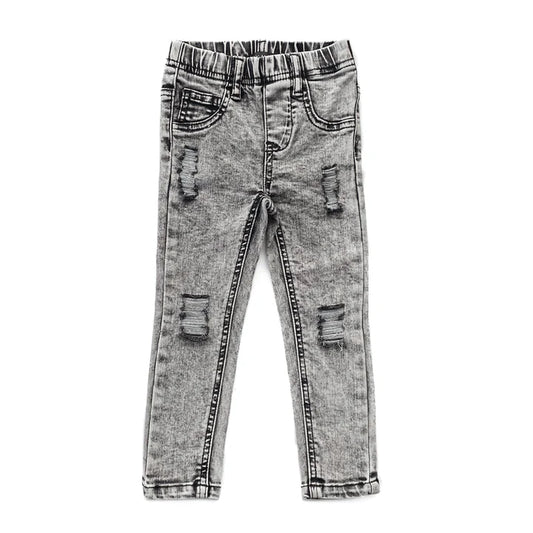 Lenox James Distressed Jeans - Grey Wash