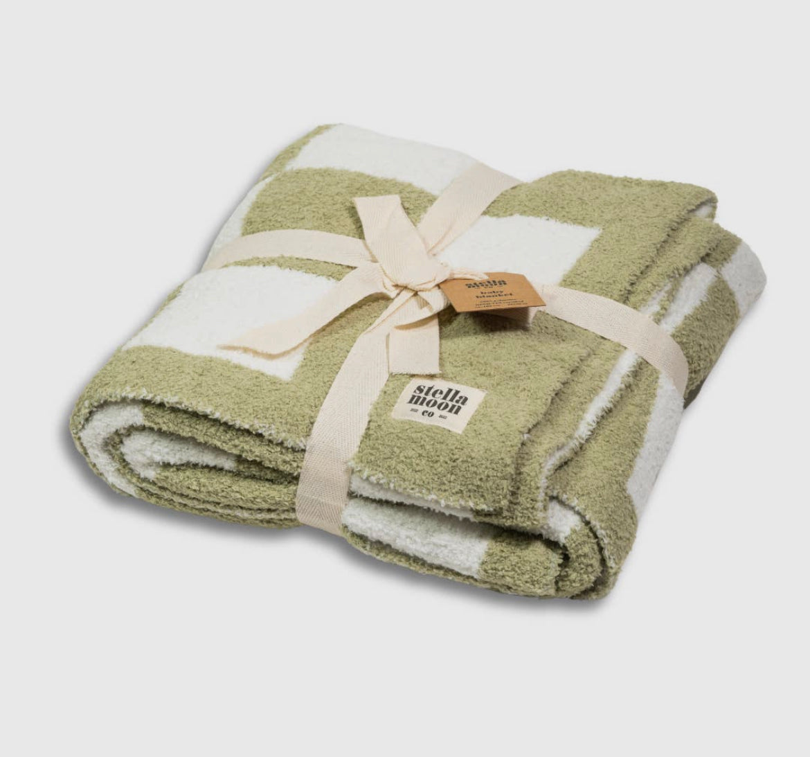 Luxe Checkered Baby Blanket