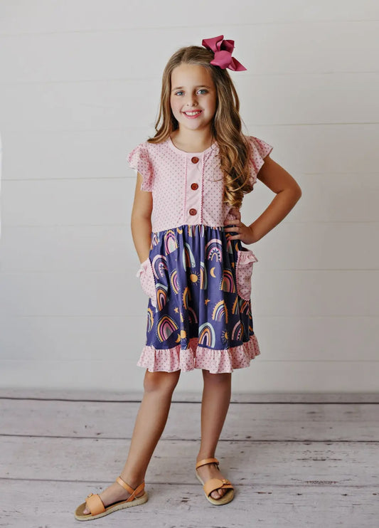 Rainbow Pocket Dress