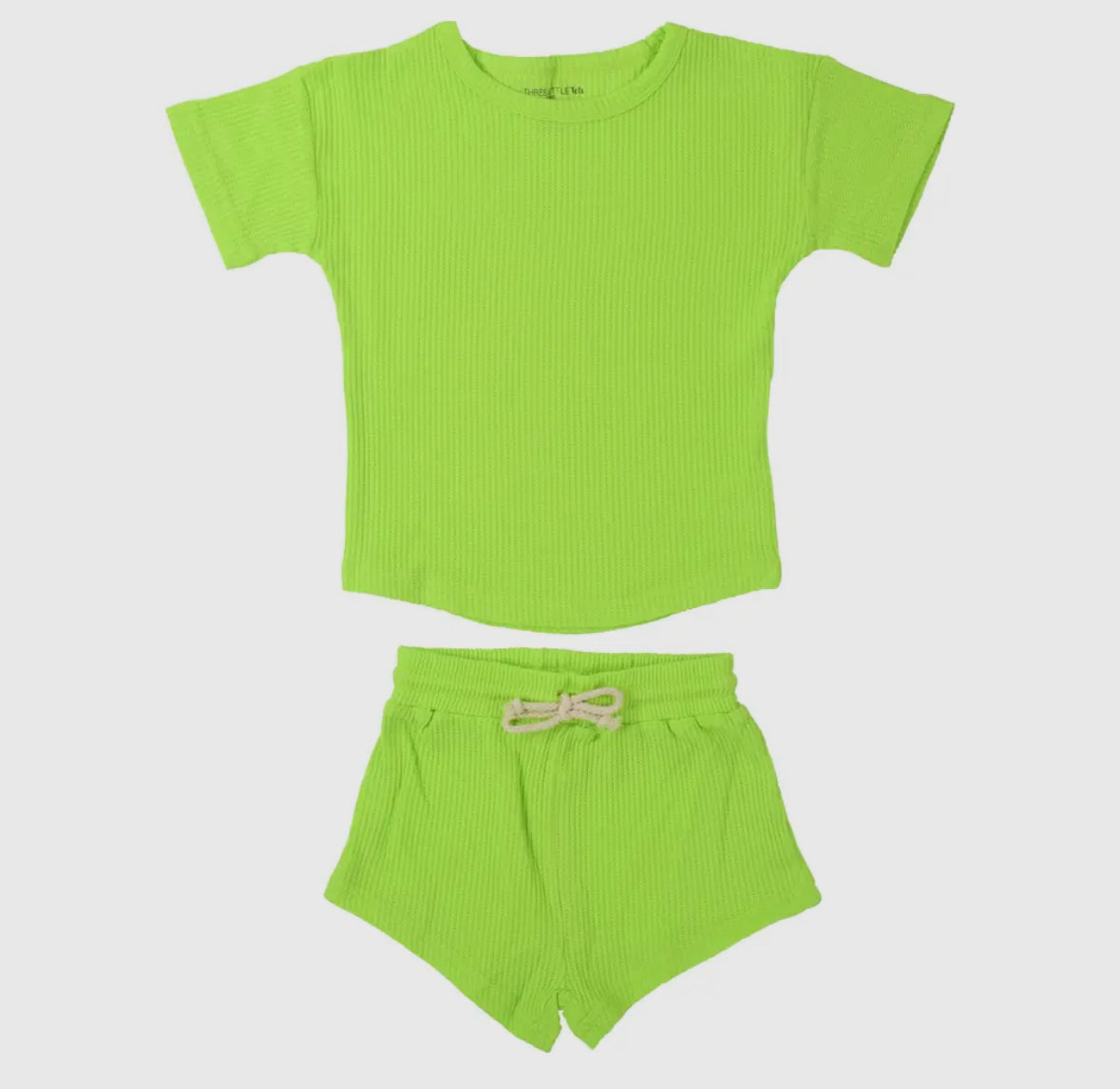 Two-Piece Waffle Set - Lime