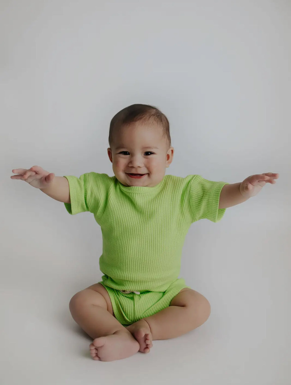 Two-Piece Waffle Set - Lime