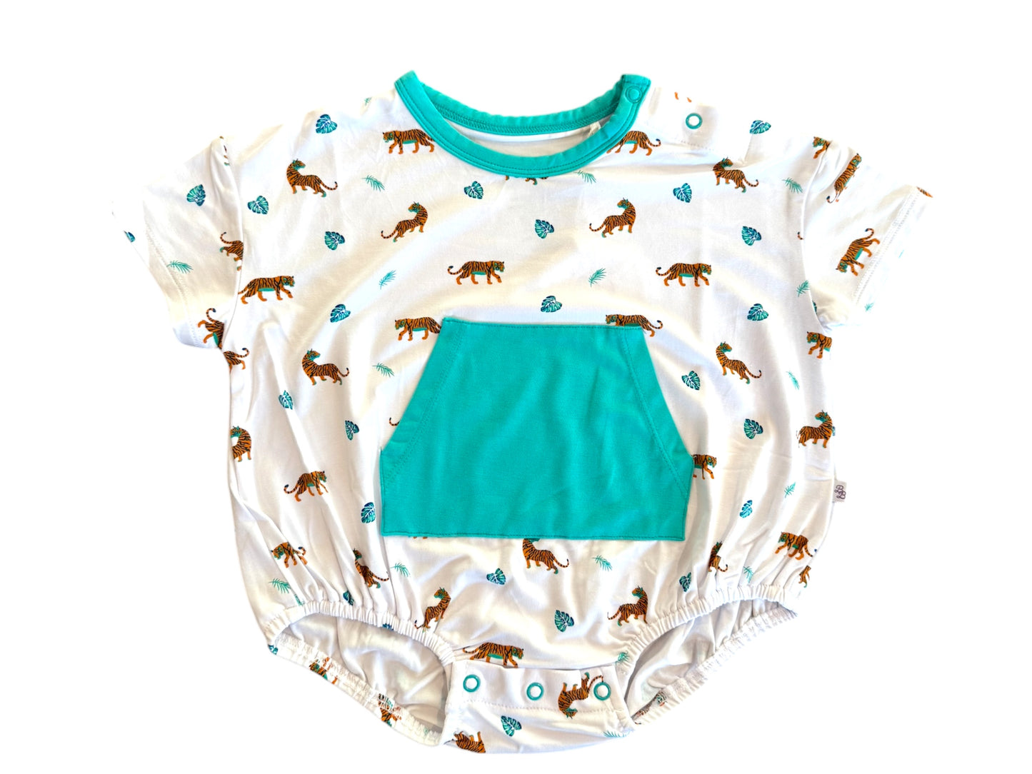 Bamboo Bubble Romper - Tiger