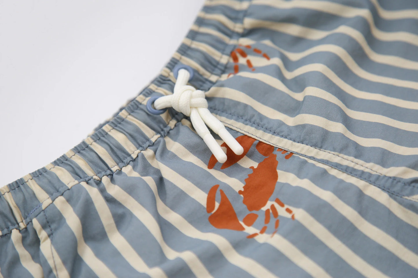 Boys Swim Trunks - Crab Stripe