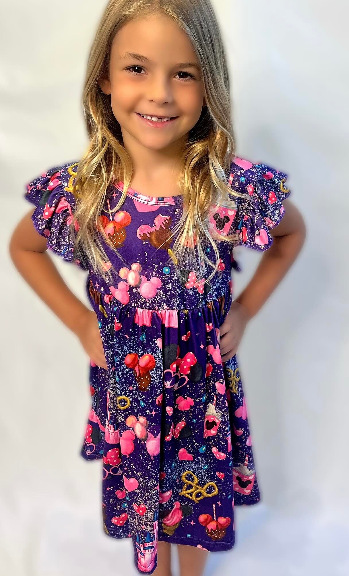 Mouse Dress - Purple Castle