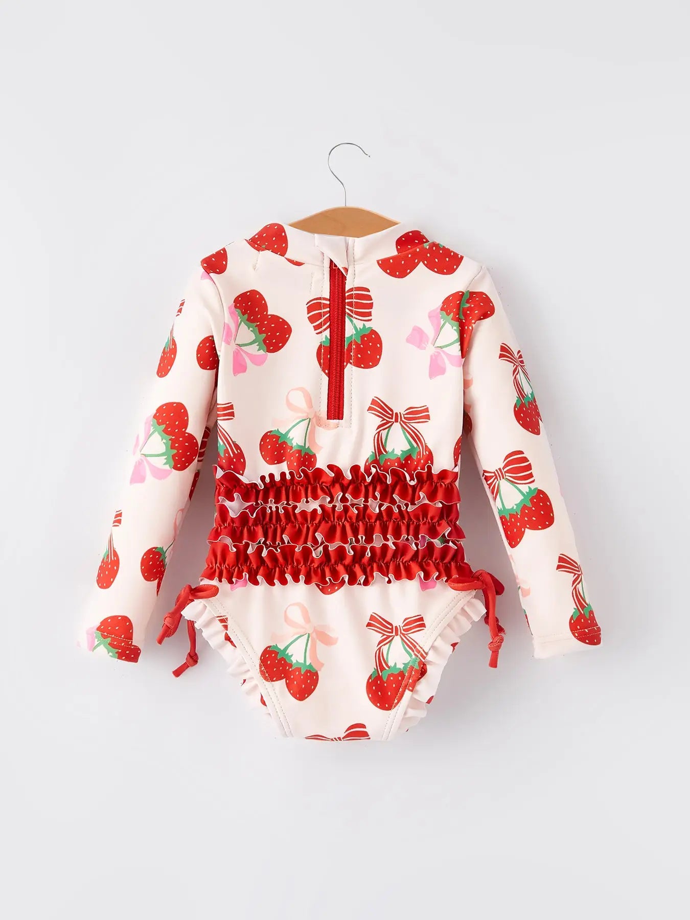 Baby Girls Swimsuit - Strawberry