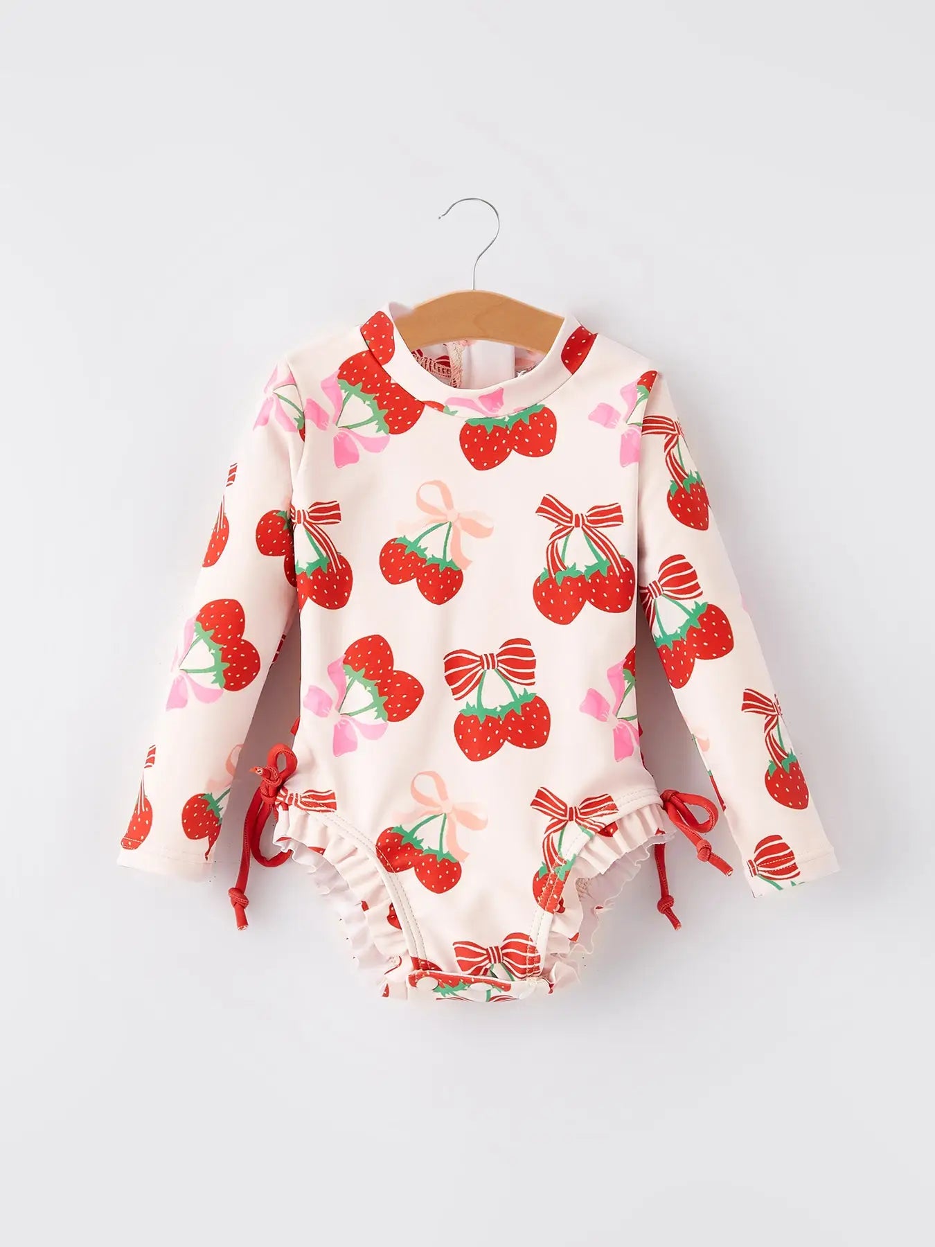 Baby Girls Swimsuit - Strawberry