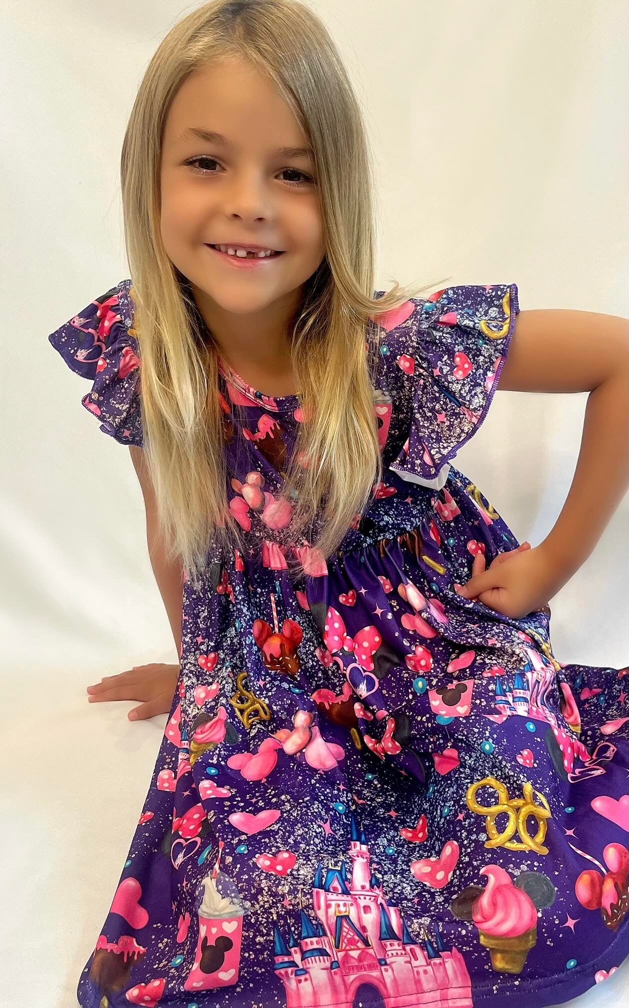 Mouse Dress - Purple Castle