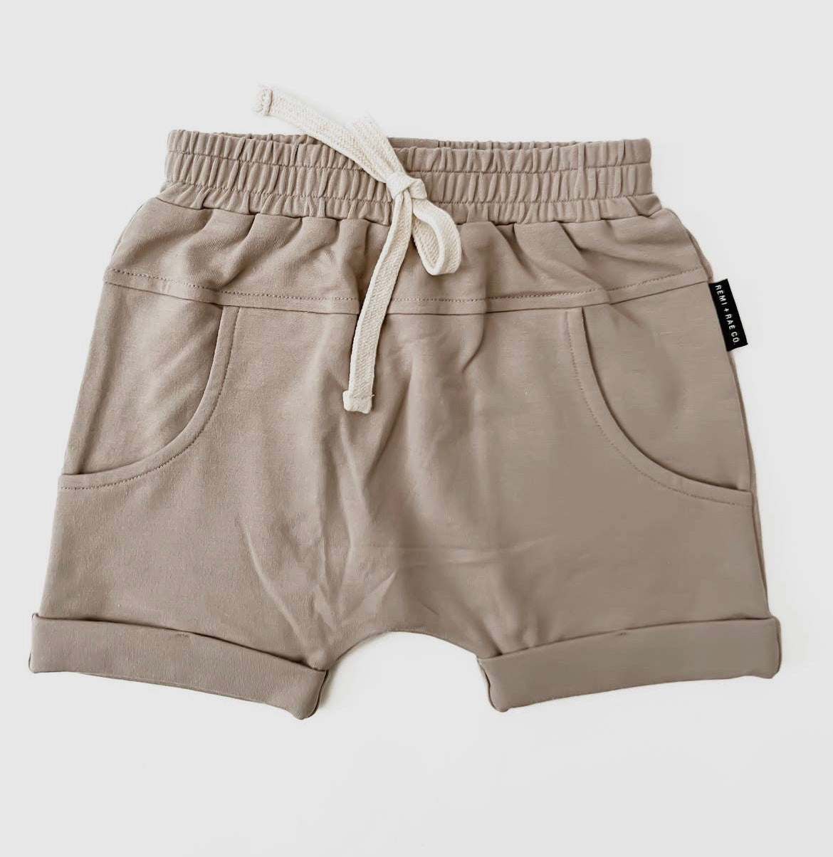Kids Bamboo Harem Shorts - Sand