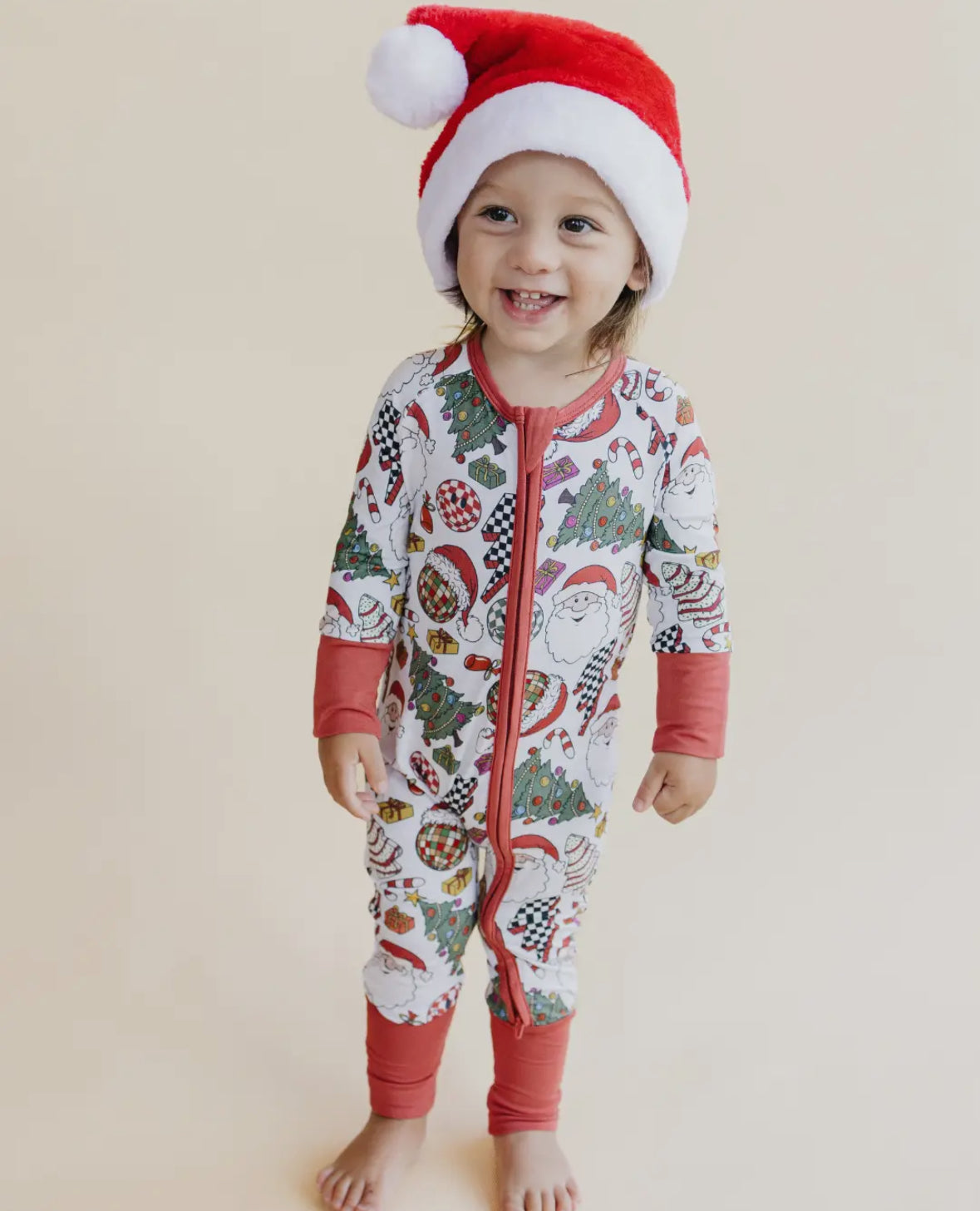 Bamboo Retro Christmas Pajamas