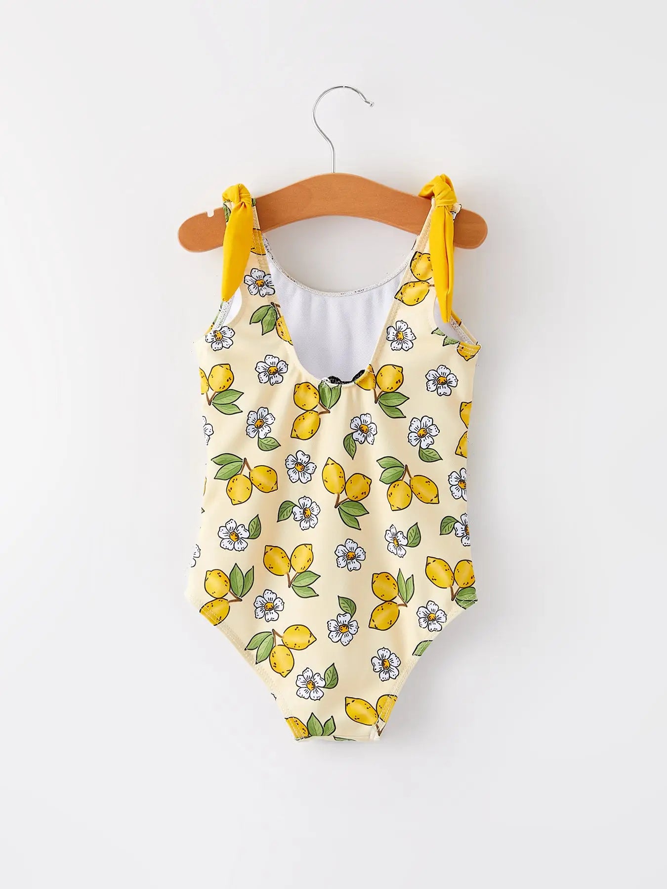 Girls Swimsuit - Lemon Floral