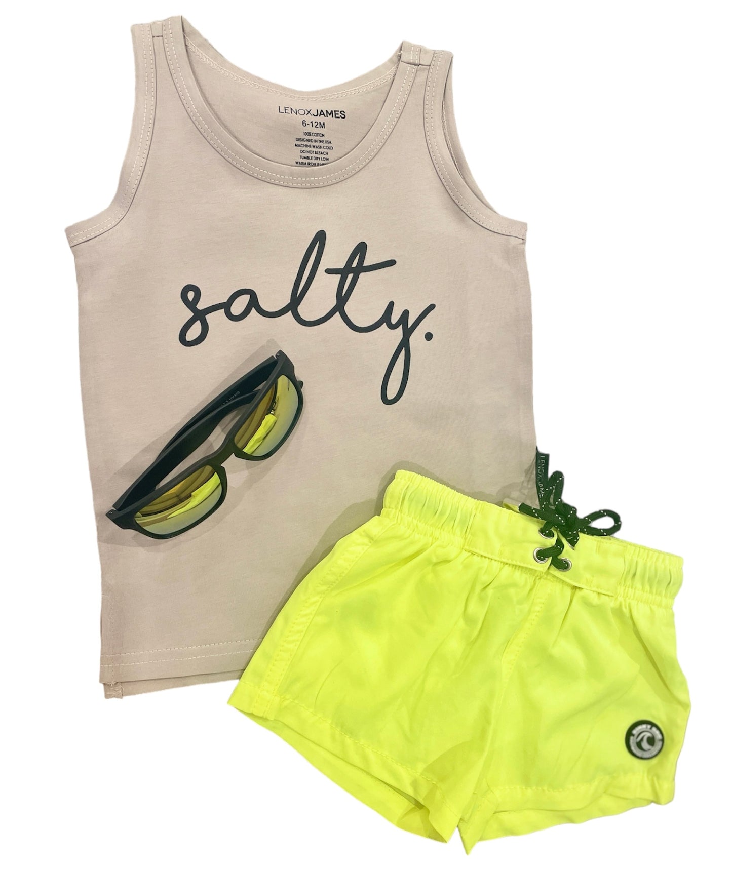 Swim Shorts - Neon Yellow