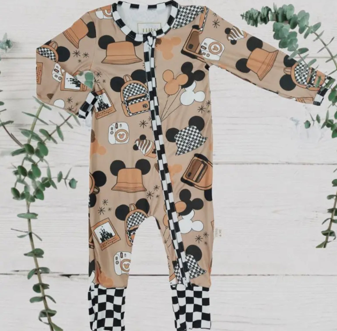 Mouse Pajamas Romper