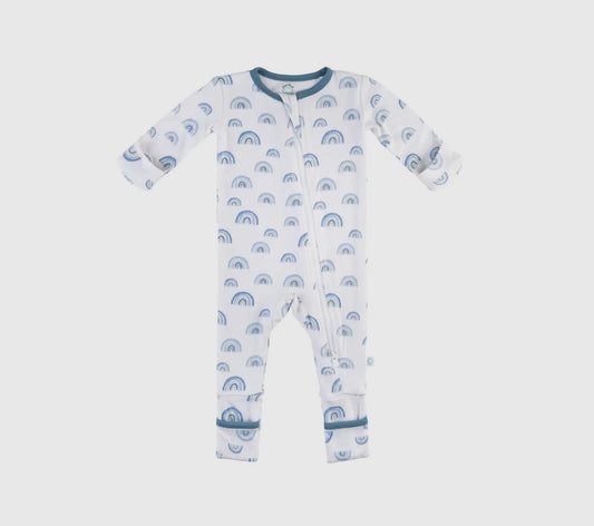 Bamboo Pajamas - Blue Rainbow