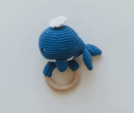 Crochet Rattle - Whale