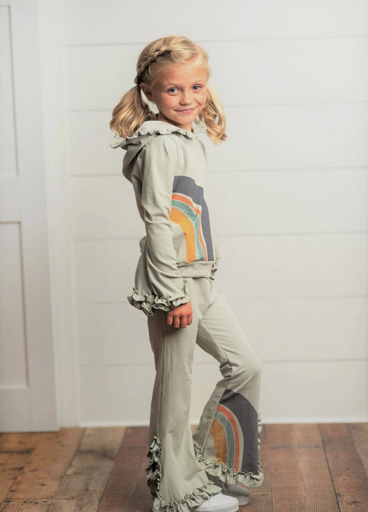 Rainbow Hooded Sweatsuit