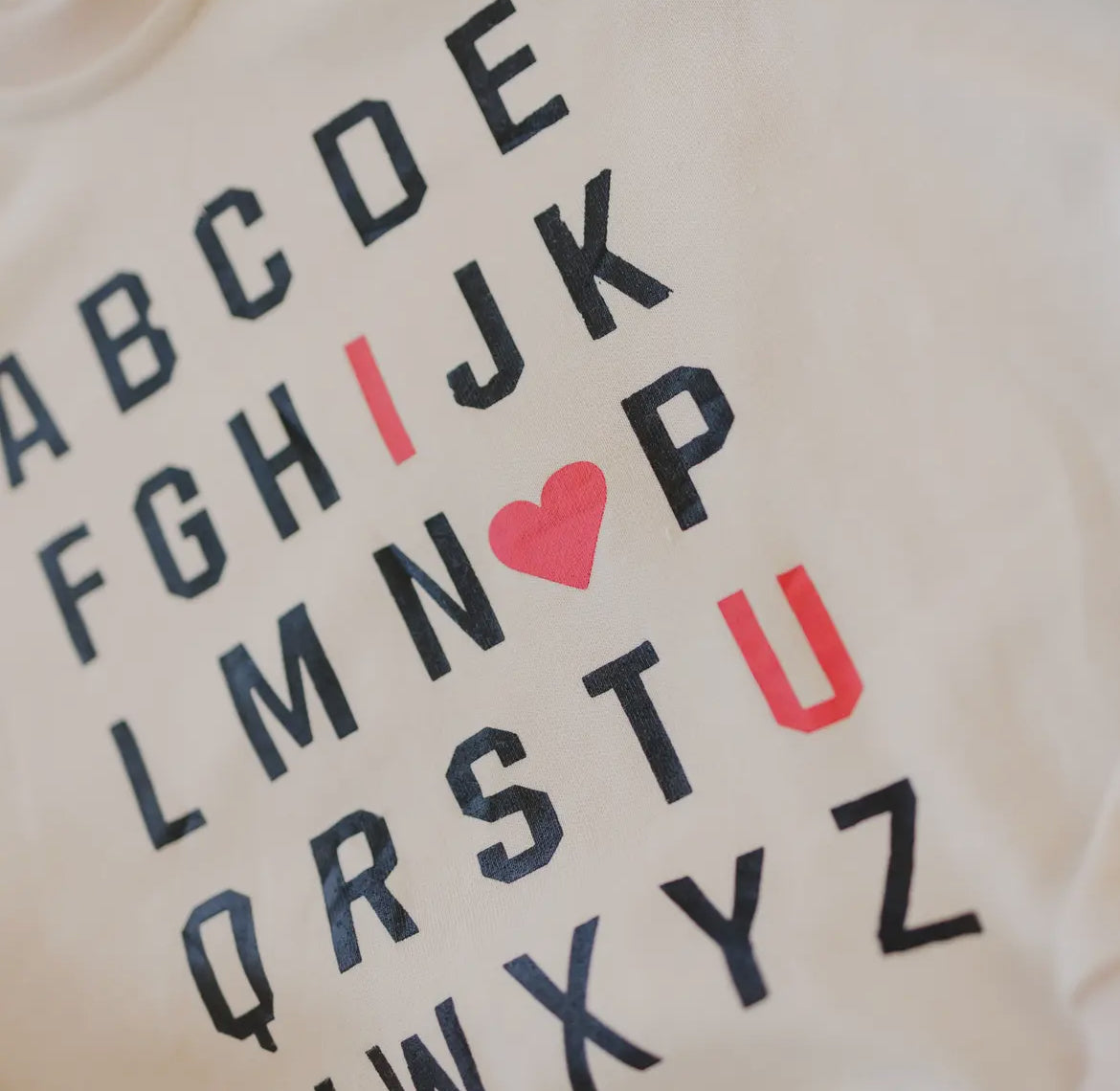 ABC - I ❤️ U Romper