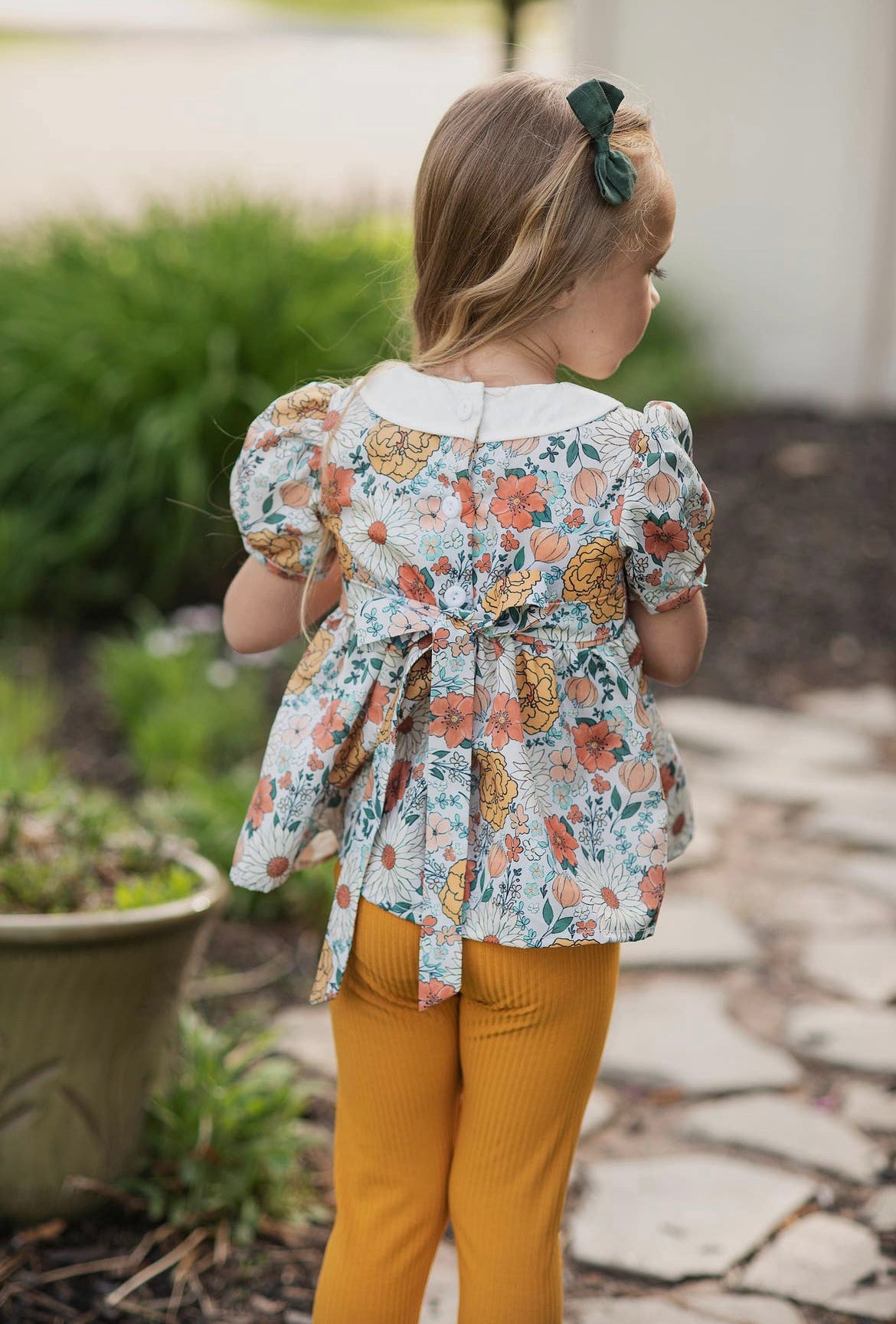 Floral Smocked Two-Piece Set