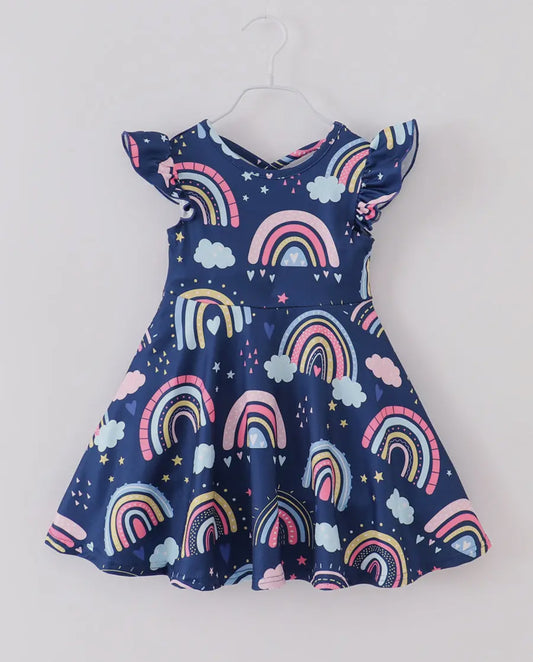 Blue Rainbow Dress