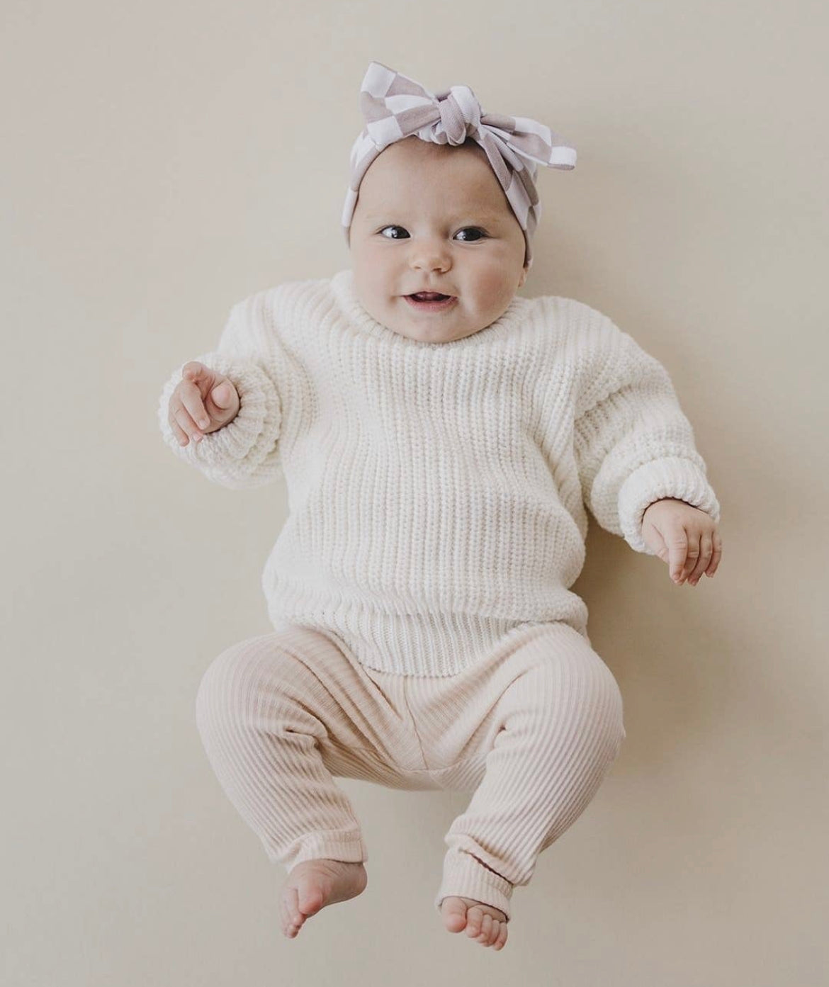 Chunky Knit Sweater - White
