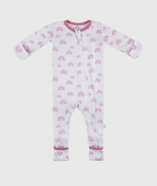 Bamboo Pajamas - Pink Rainbow