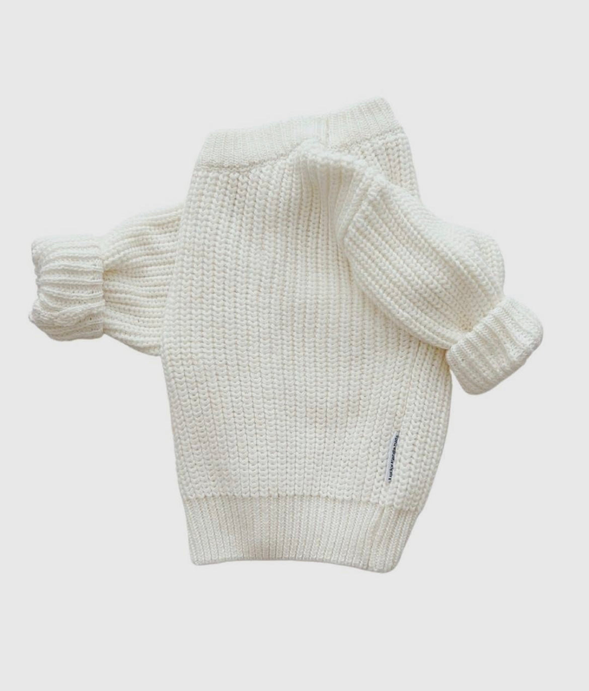 Chunky Knit Sweater - White