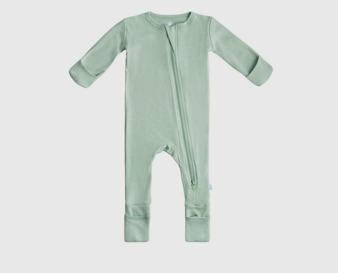 Dreamland Baby Bamboo Pajamas - Sage Green