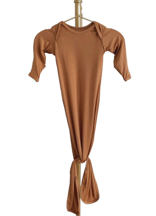 Knotted Gown - Camel