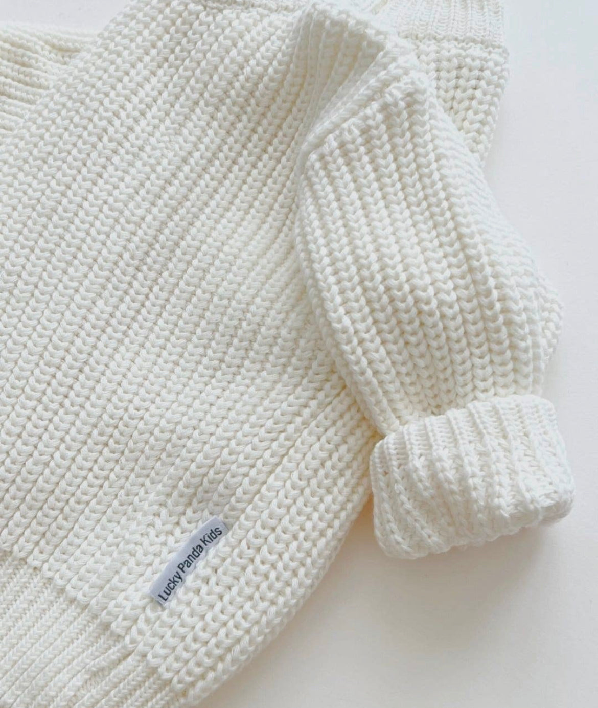 Chunky Knit Sweater - White