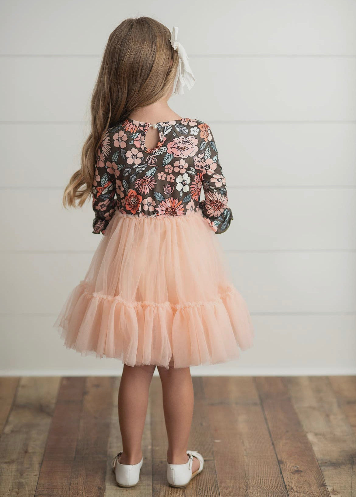 Vintage Floral Tulle Dress