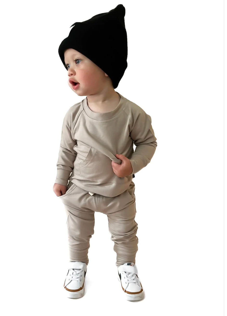 Bamboo Pocket Pullover - Sand