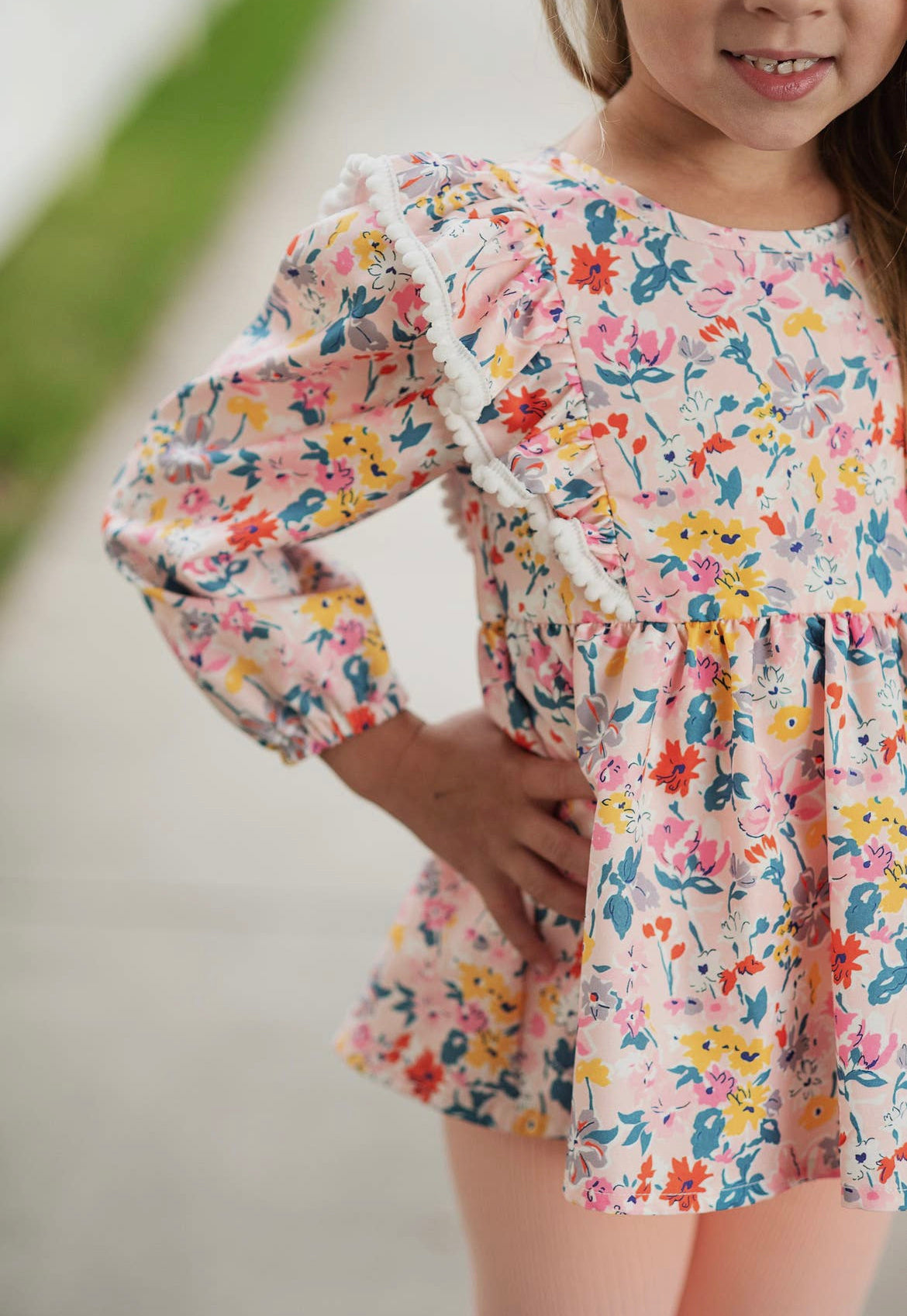 Floral Ruffle Two-Piece Set