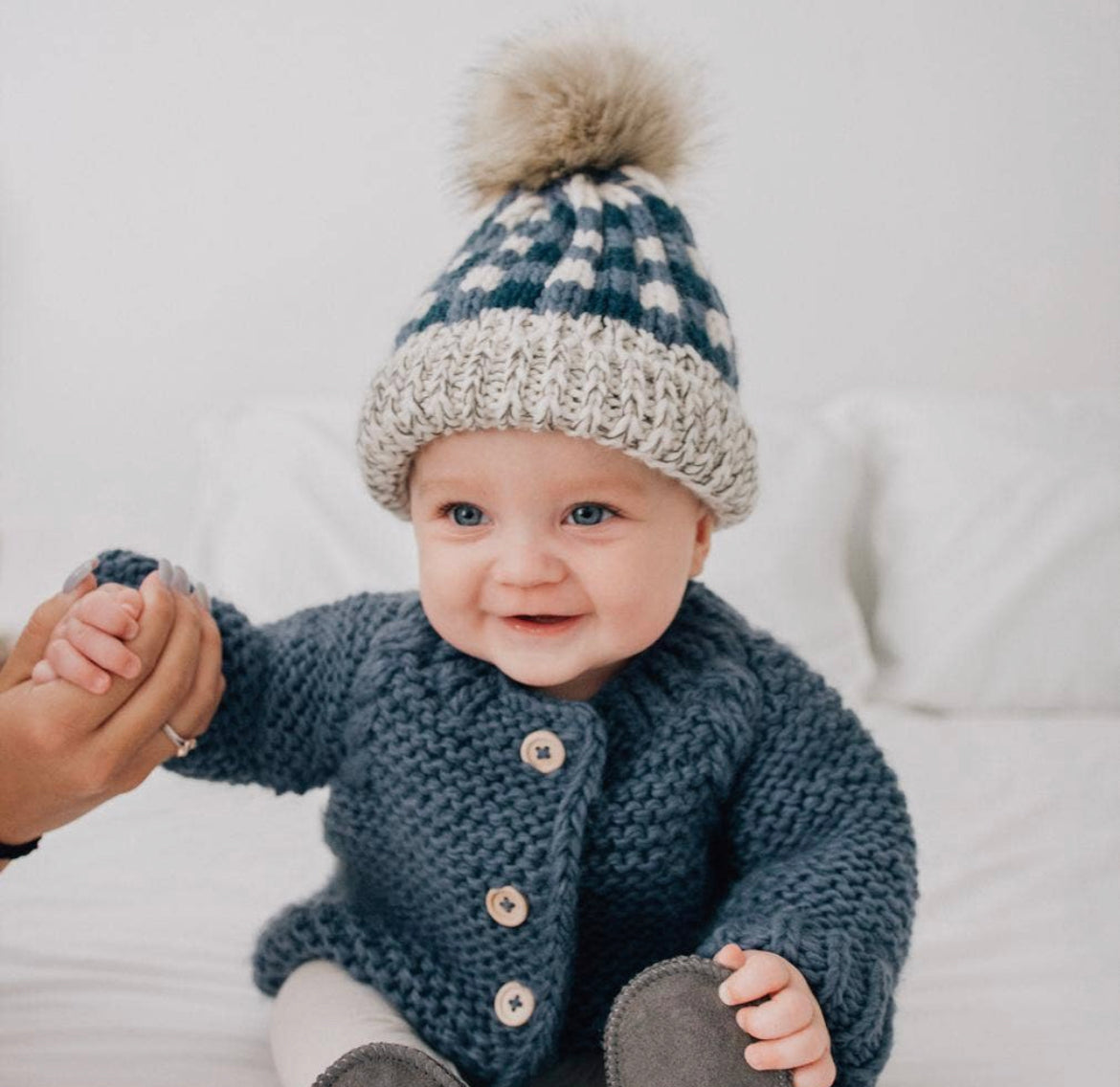 Buffalo Check Beanie Hat