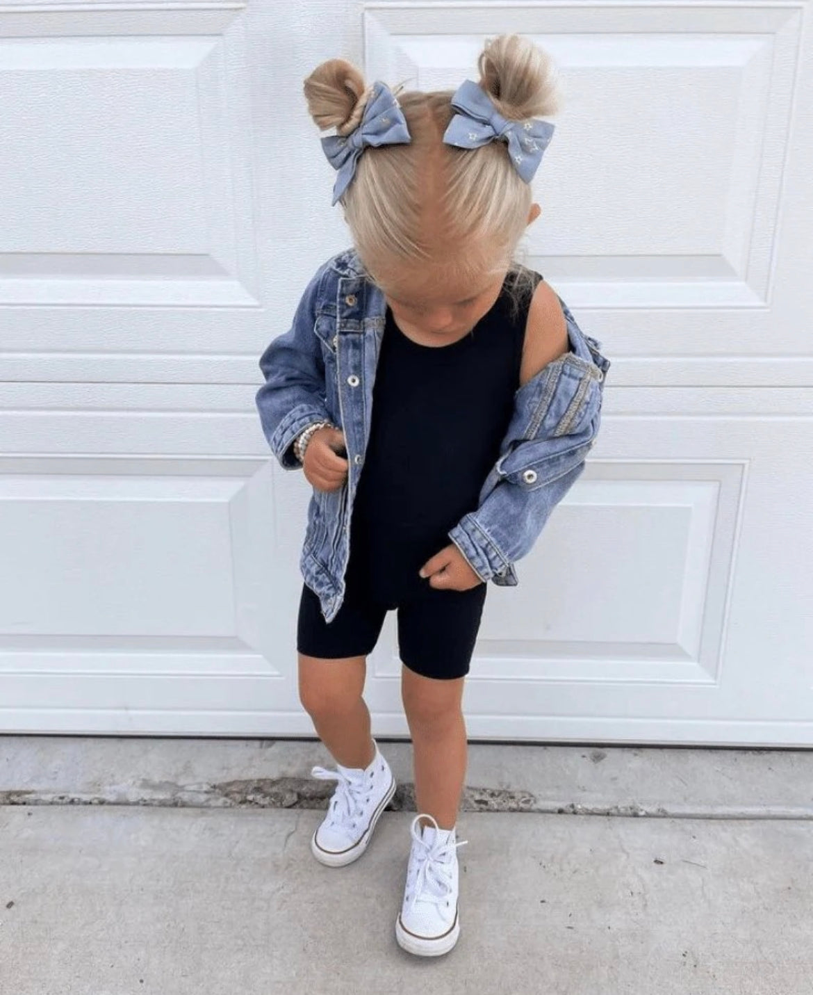 Bike Short Girls Romper