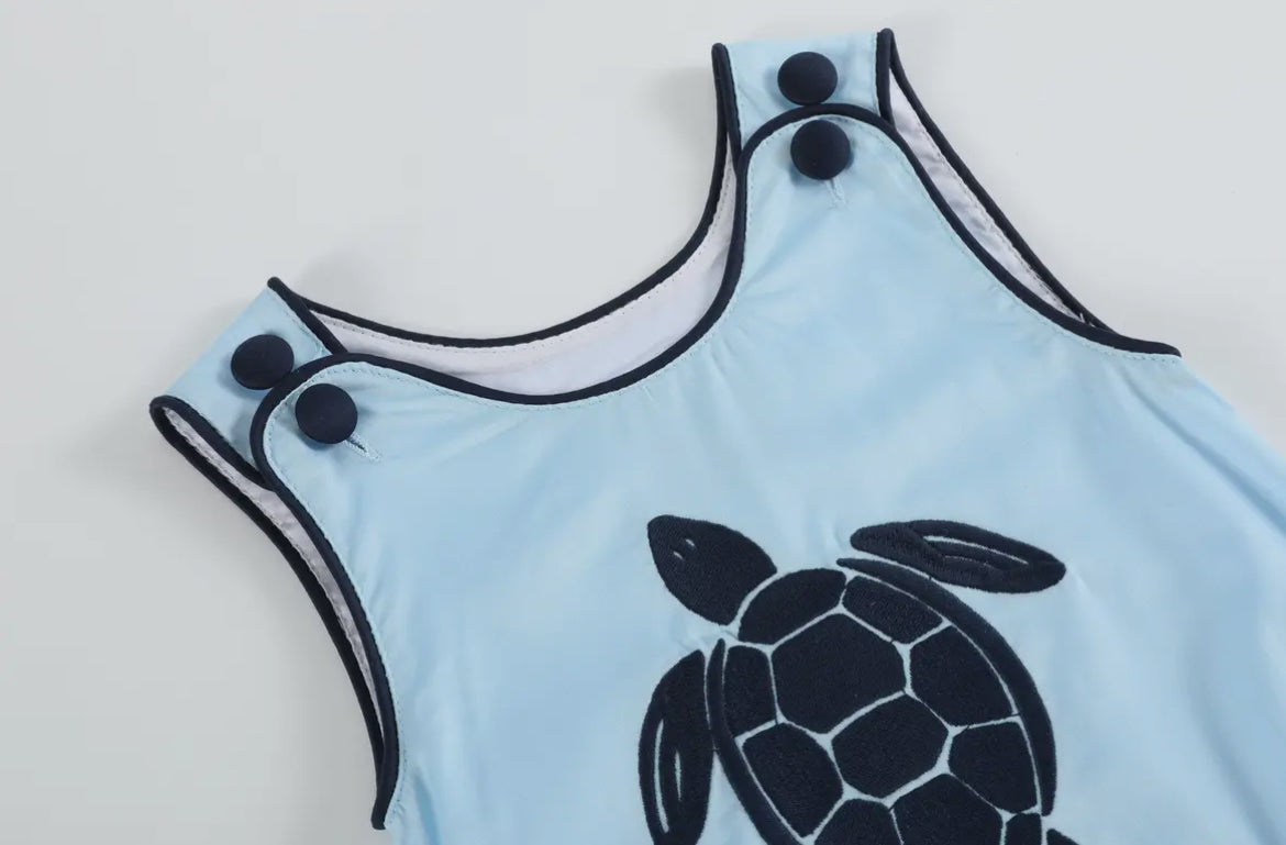 Turtle Bubble Romper
