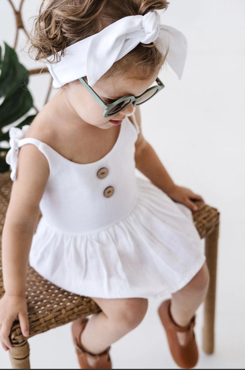 Two Piece Tank Top Set - White