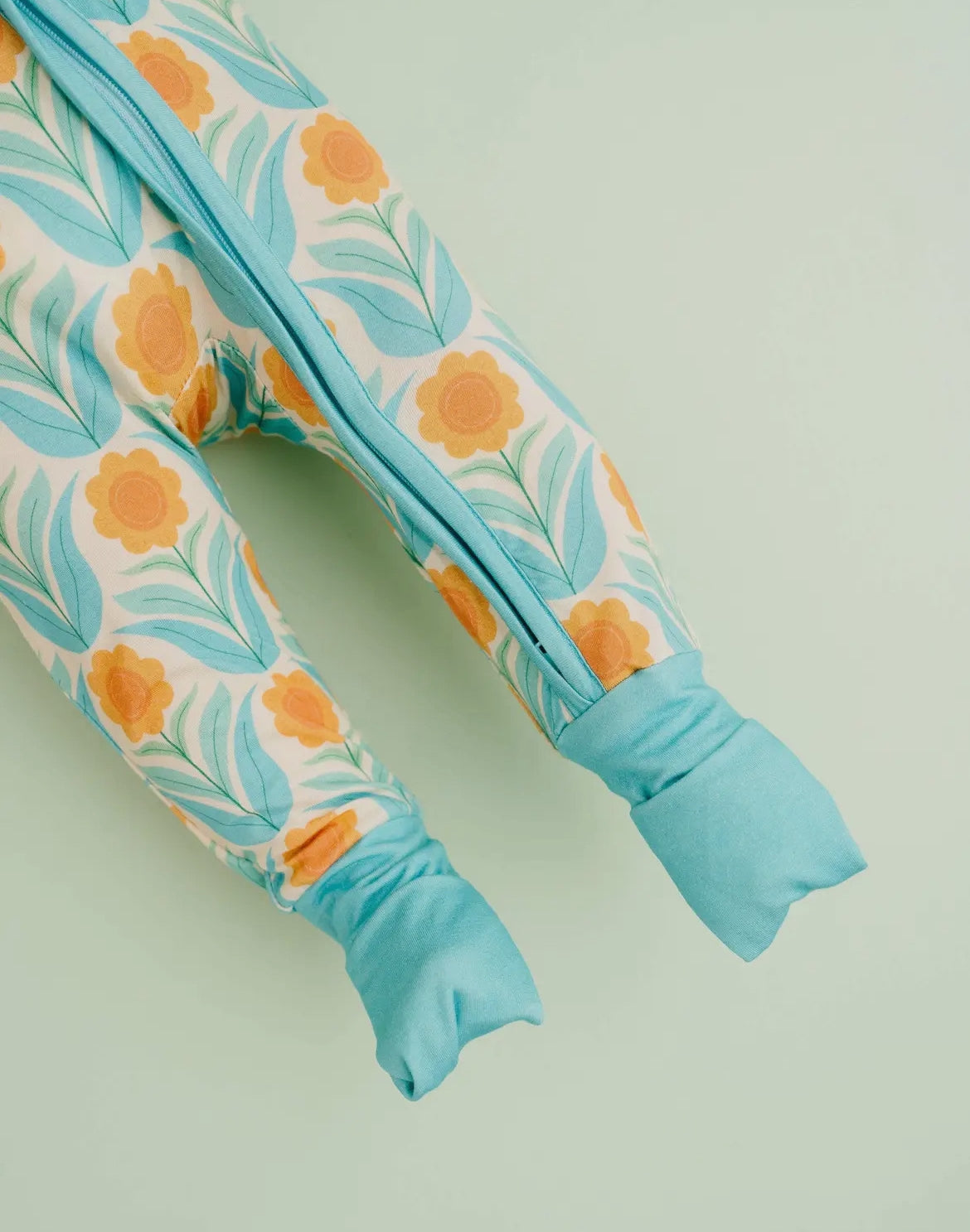 Bamboo Pajamas - Teal Floral