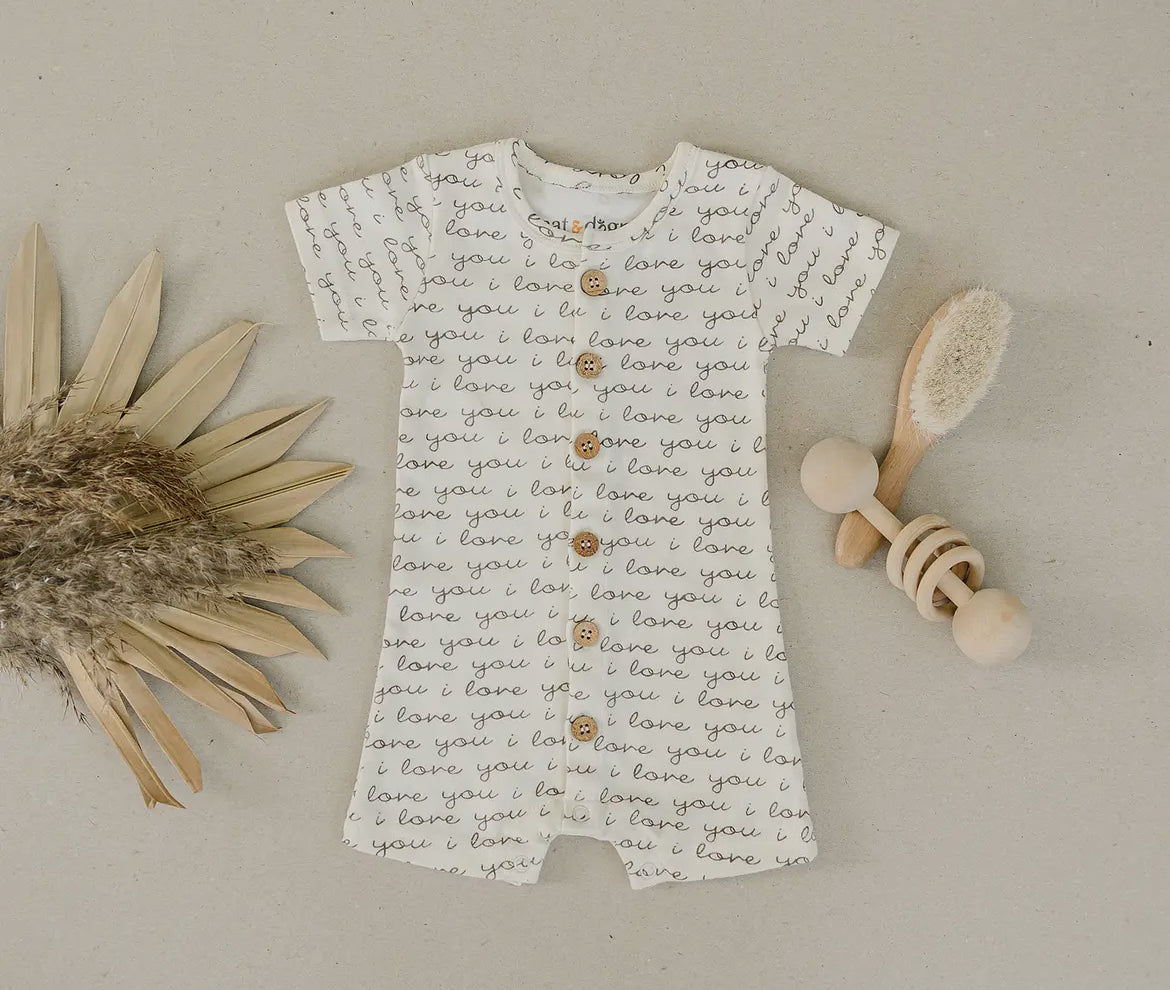 Organic Cotton Romper - ILY