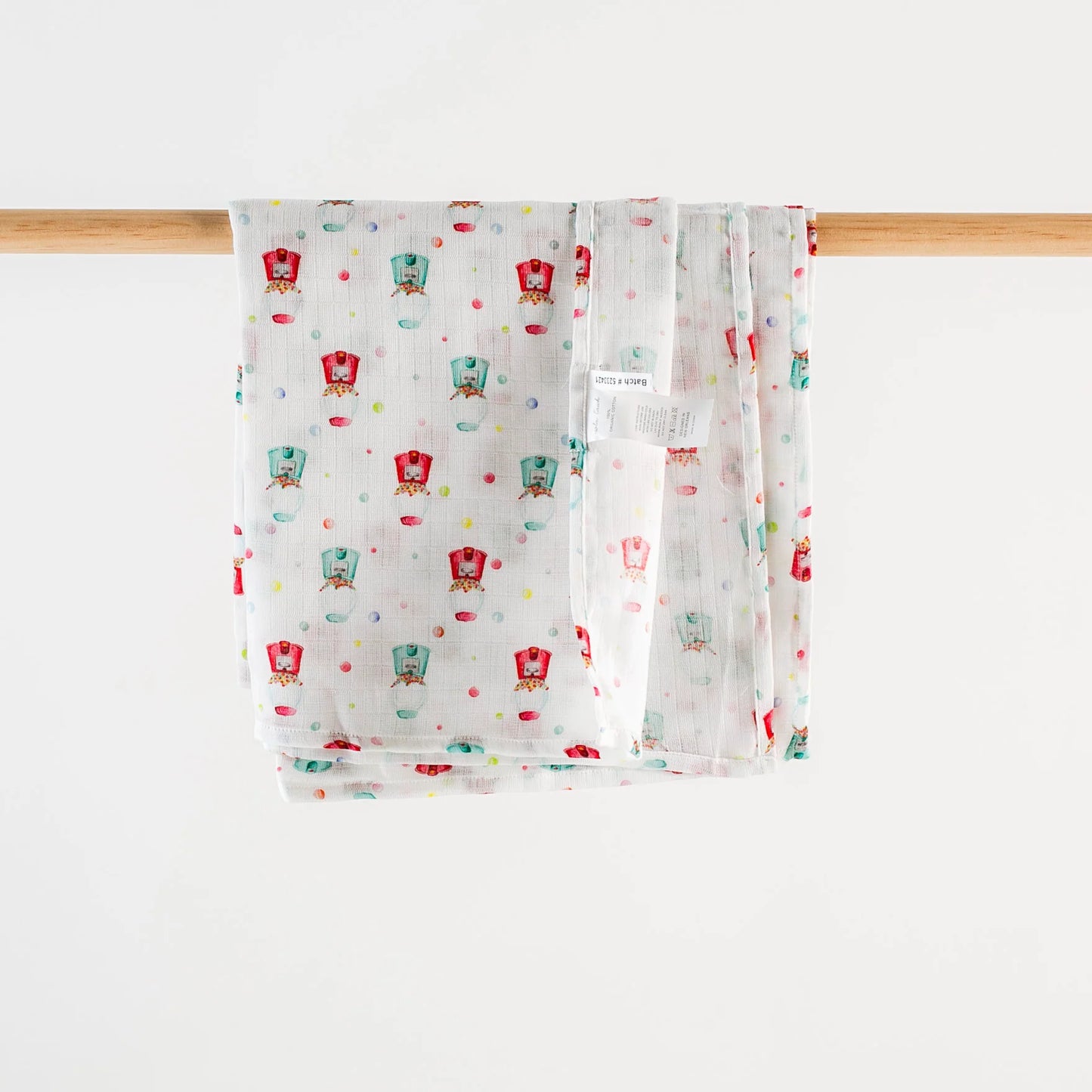 Muslin Swaddle Blanket - Gumball