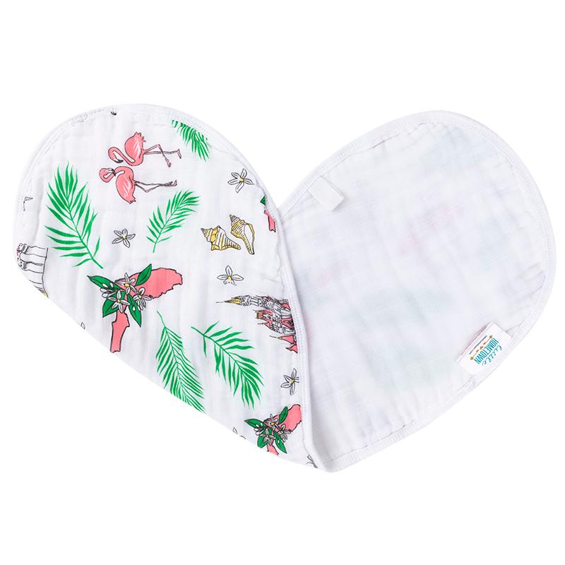 Florida Girls Bib/Burp Cloth Combo