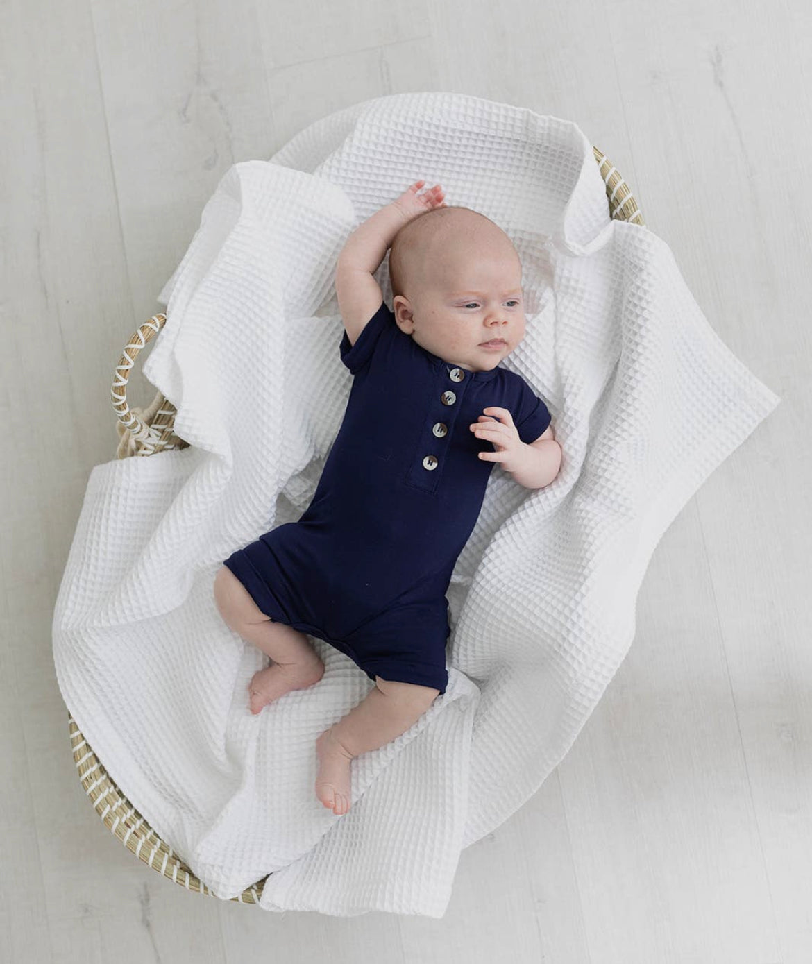 Baby Romper - Navy