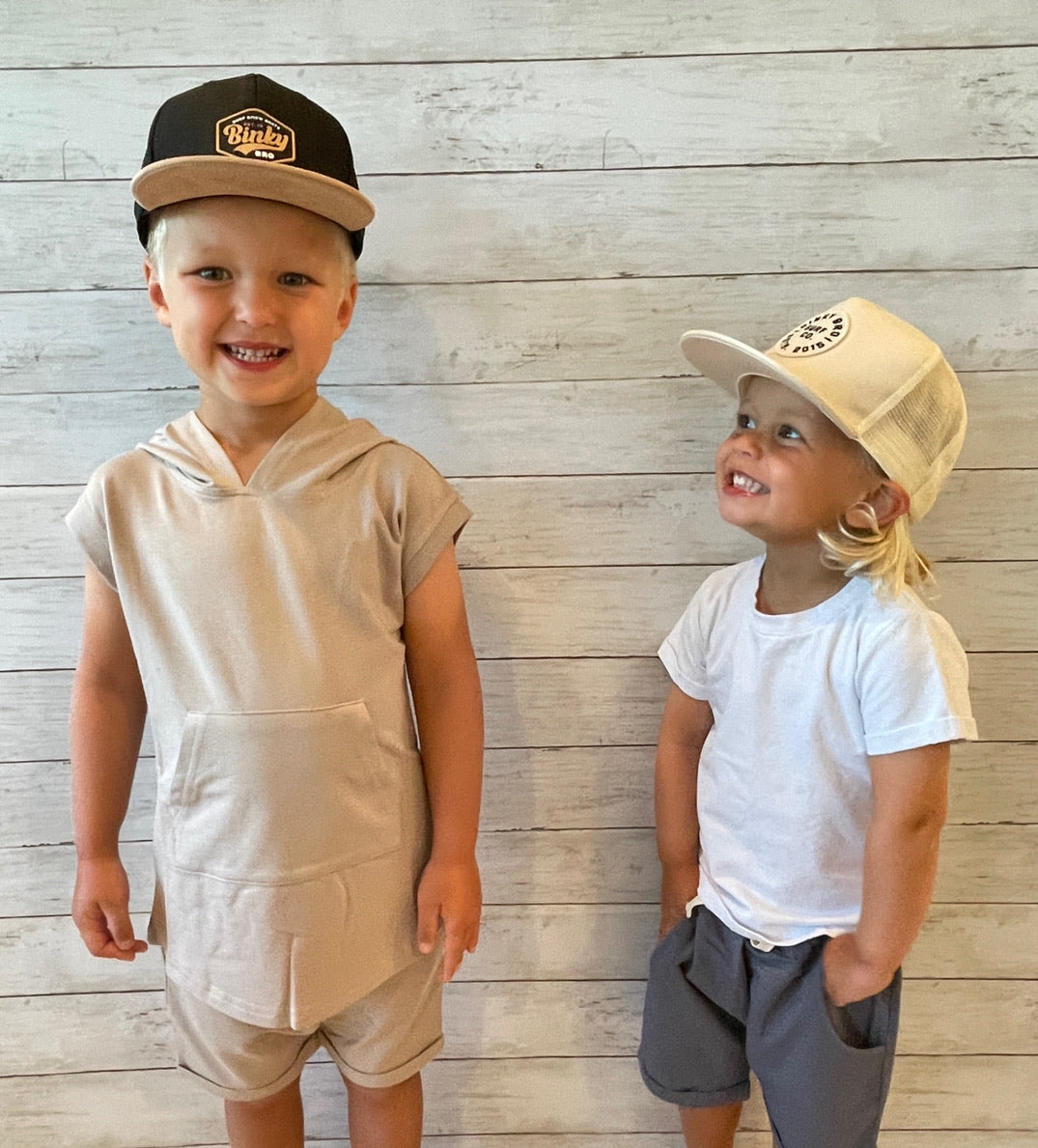 Kids Bamboo Harem Shorts - Sand