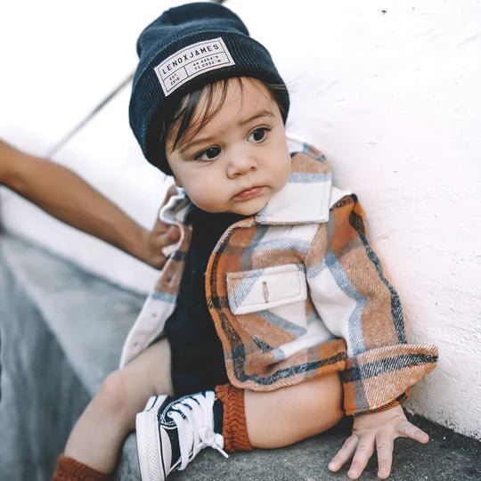 Flannel Shacket - Tan