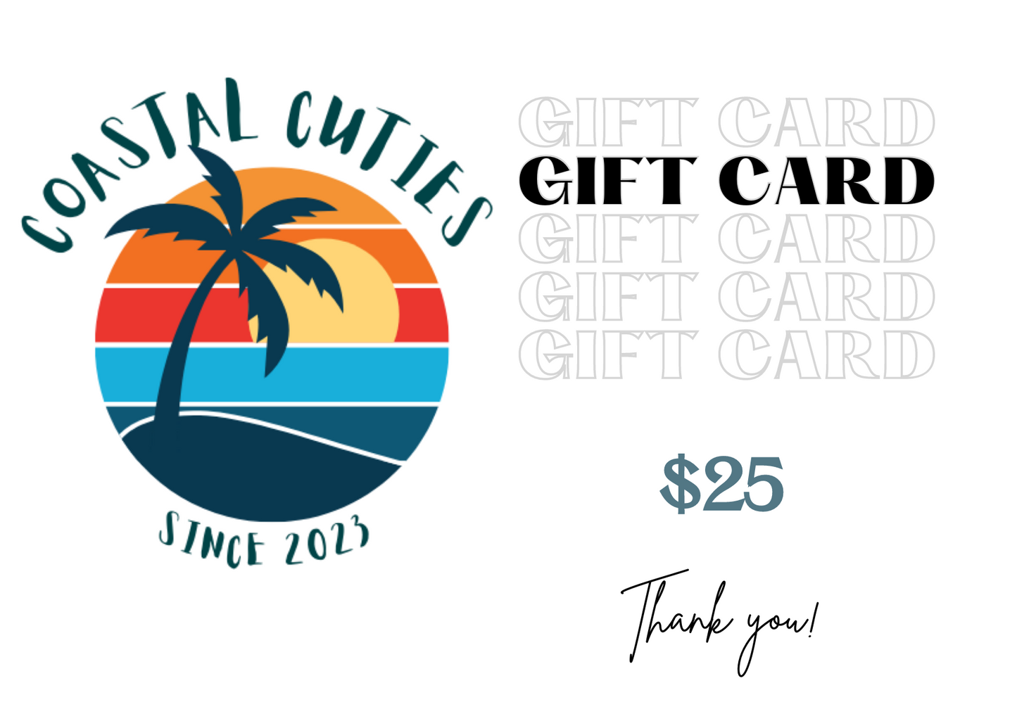 Coastal Cuties e-Gift Card