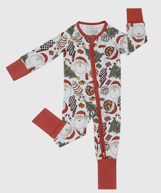 Bamboo Retro Christmas Pajamas