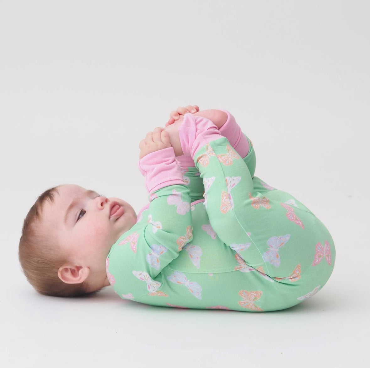 Girls Bamboo Pajamas - Butterfly