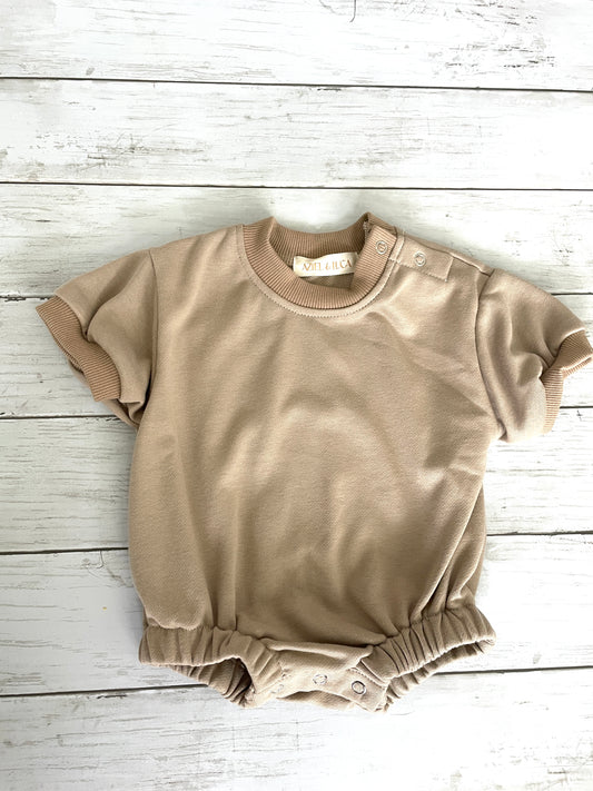 Bubble Romper - Beige