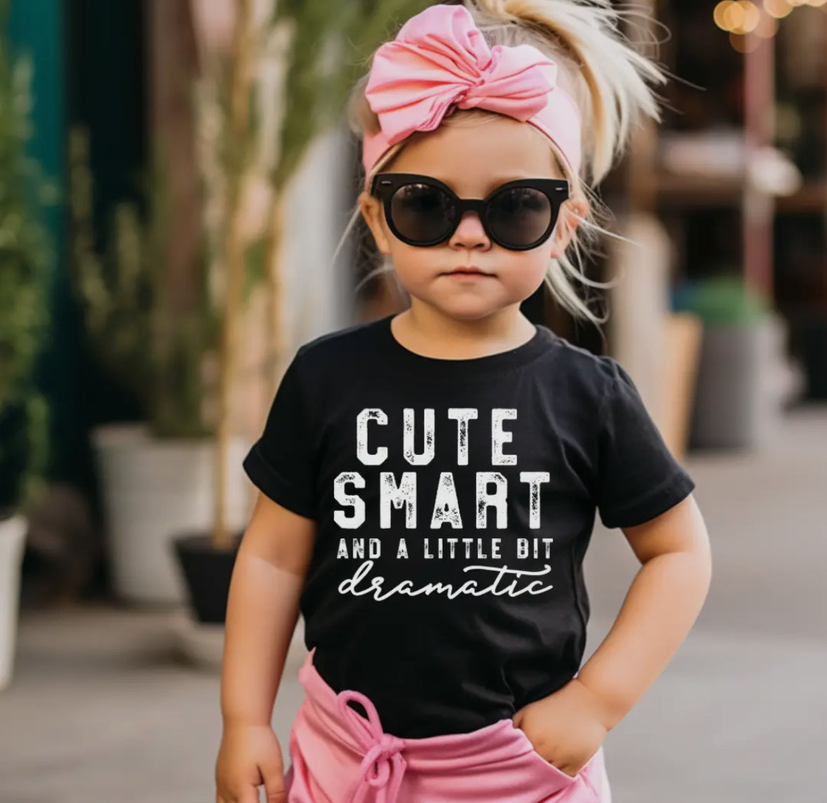 Cute, Smart & Dramatic - Graphic Tee