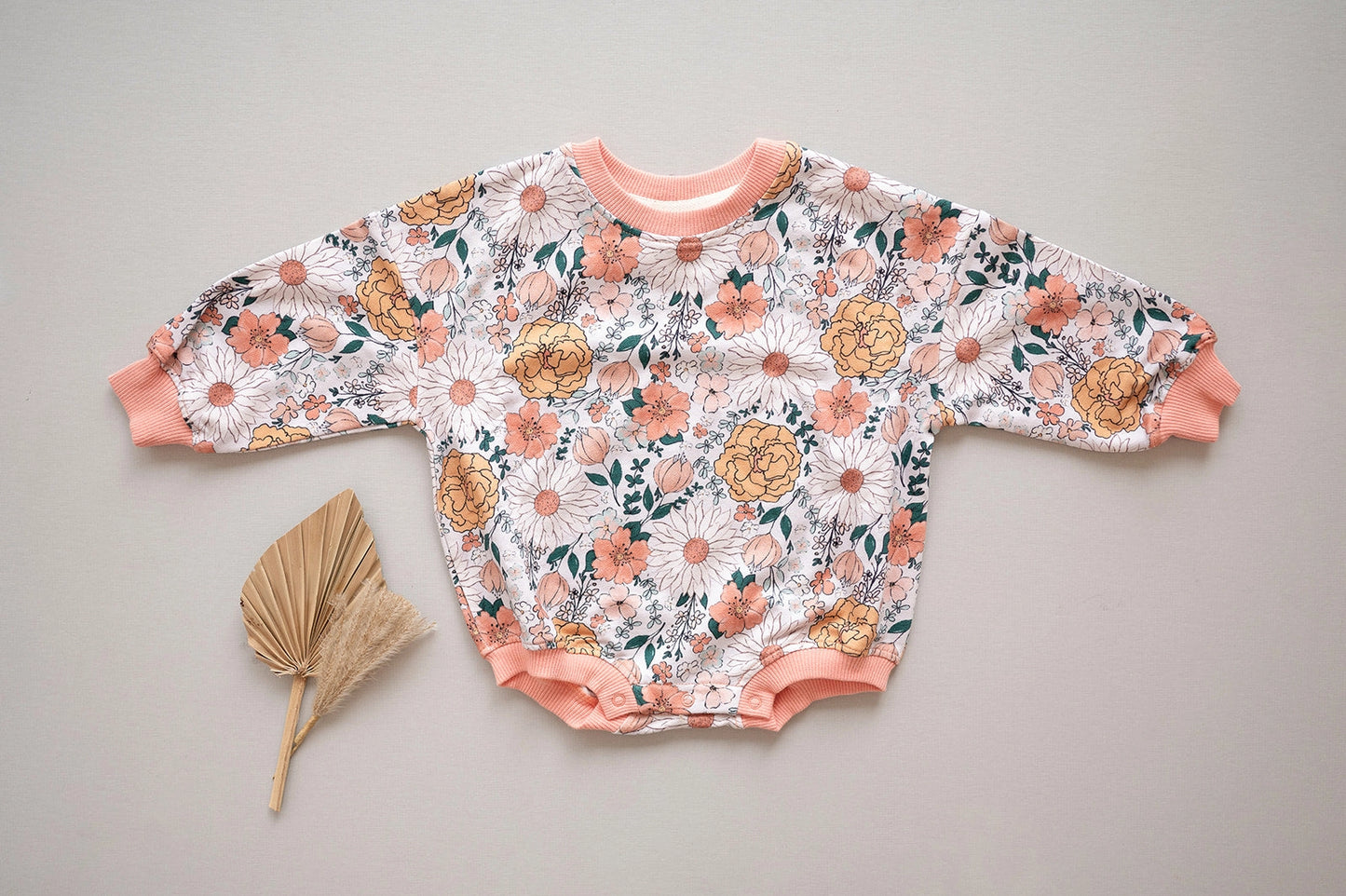 Autumn Bloom Bubble Romper