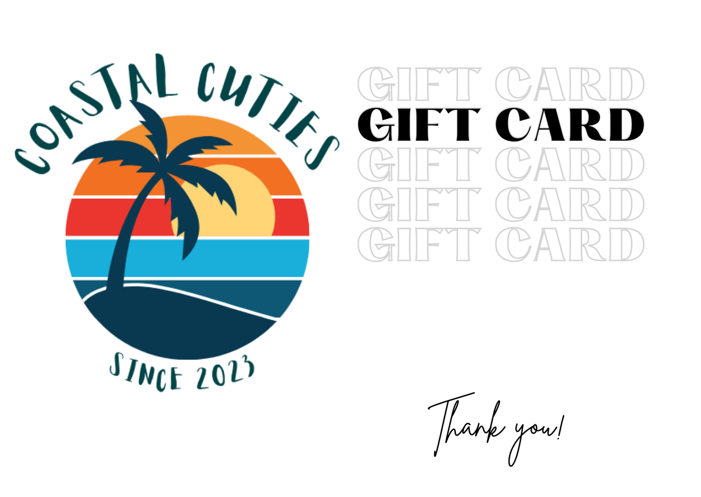 Coastal Cuties e-Gift Card